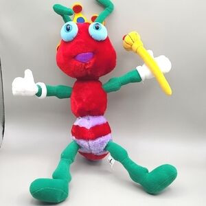 ACMI Colorful Plush Red Ant with Green Legs Stuffed Toy